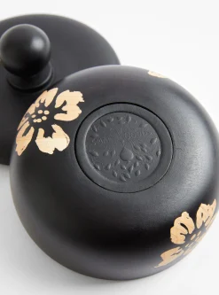 Ebony S Floral Bowl - Round Knob<Small Goods Design Sale