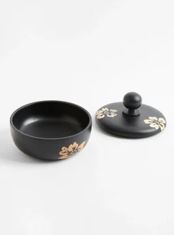Ebony S Floral Bowl - Round Knob<Small Goods Design Sale