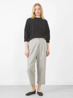 Elastic Dropped Crotch Trouser Grey<7115 by Szeki Online