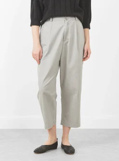 Elastic Dropped Crotch Trouser Grey<7115 by Szeki Online