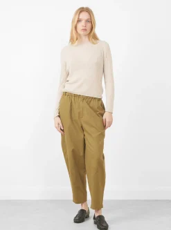 Elastic Latern Trousers, Faded Caramel<7115 by Szeki Online