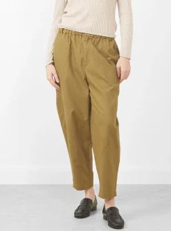 Elastic Latern Trousers, Faded Caramel<7115 by Szeki Online