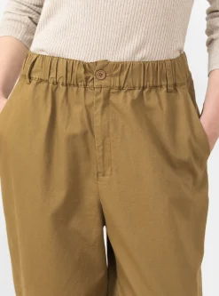 Elastic Latern Trousers, Faded Caramel<7115 by Szeki Online
