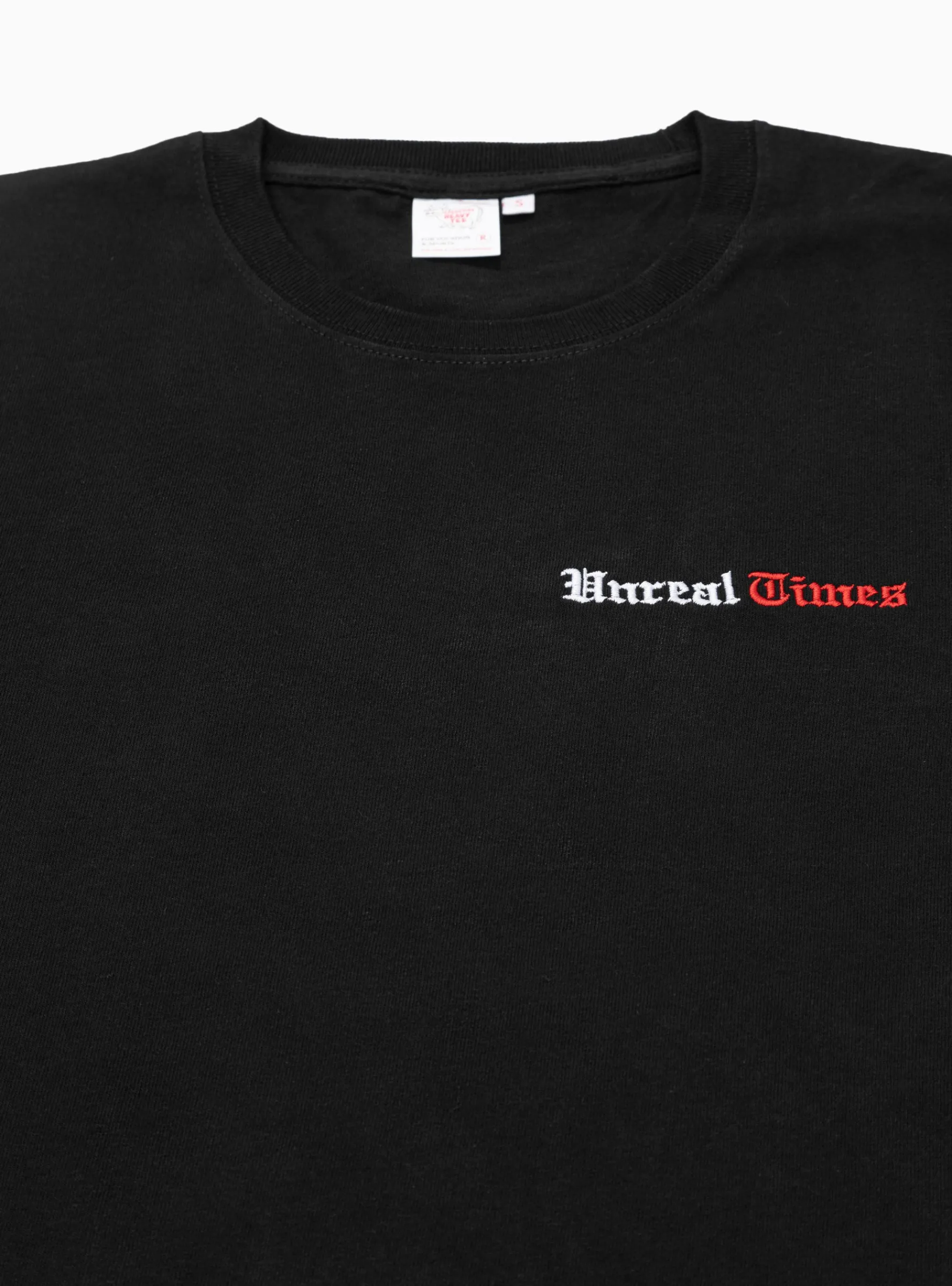 Embroidered Unreal T-shirt Black<Garbstore Fashion