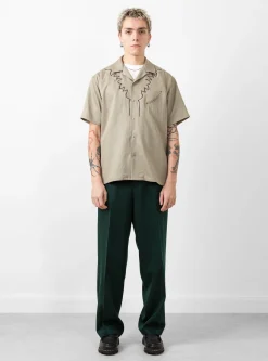 Embroidered Western Shirt Beige<TOGA VIRILIS Online