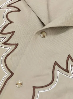 Embroidered Western Shirt Beige<TOGA VIRILIS Online
