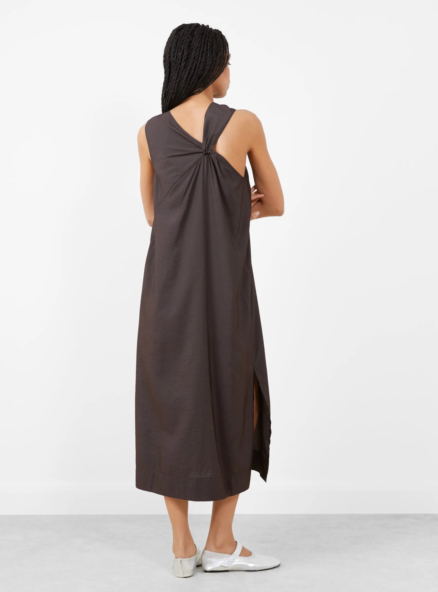 Emna Dress Marron Fonce<Soeur Best