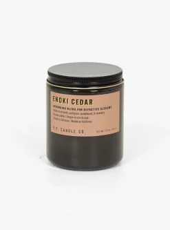 Enoki Cedar Candle<P.F. Candle Co. Best