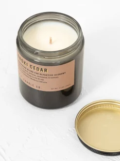 Enoki Cedar Candle<P.F. Candle Co. Best