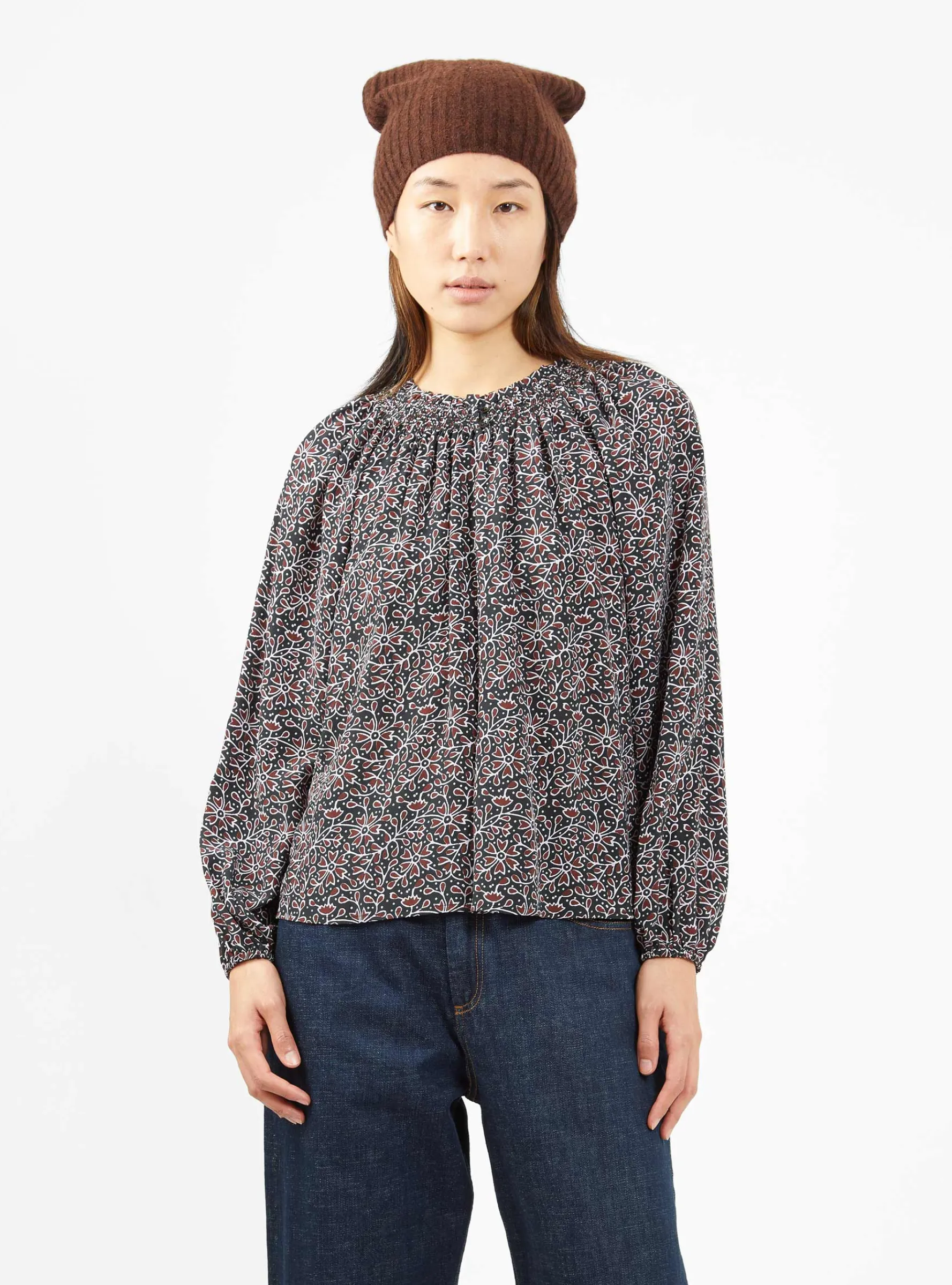 Esparta Top Black & Brown Night Garden<Apiece Apart Online