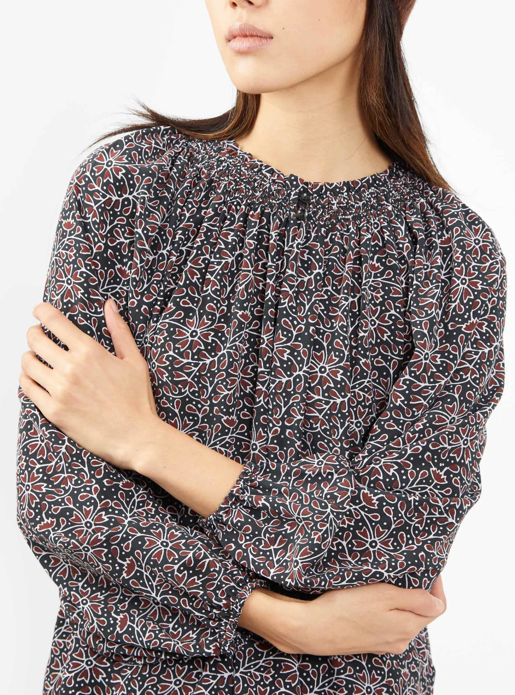 Esparta Top Black & Brown Night Garden<Apiece Apart Online