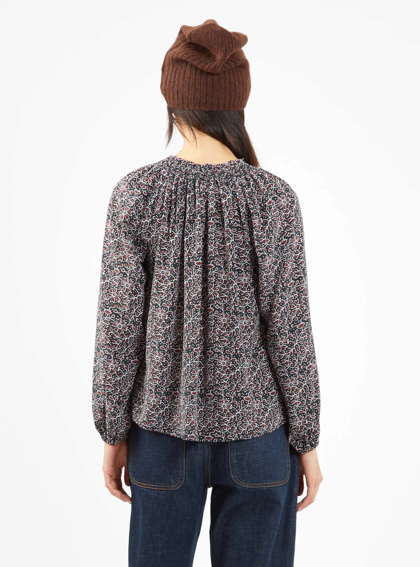 Esparta Top Black & Brown Night Garden<Apiece Apart Online
