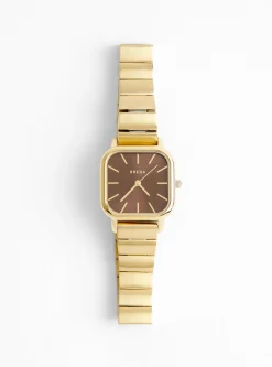 Esther Watch Gold and Brown<BREDA Hot