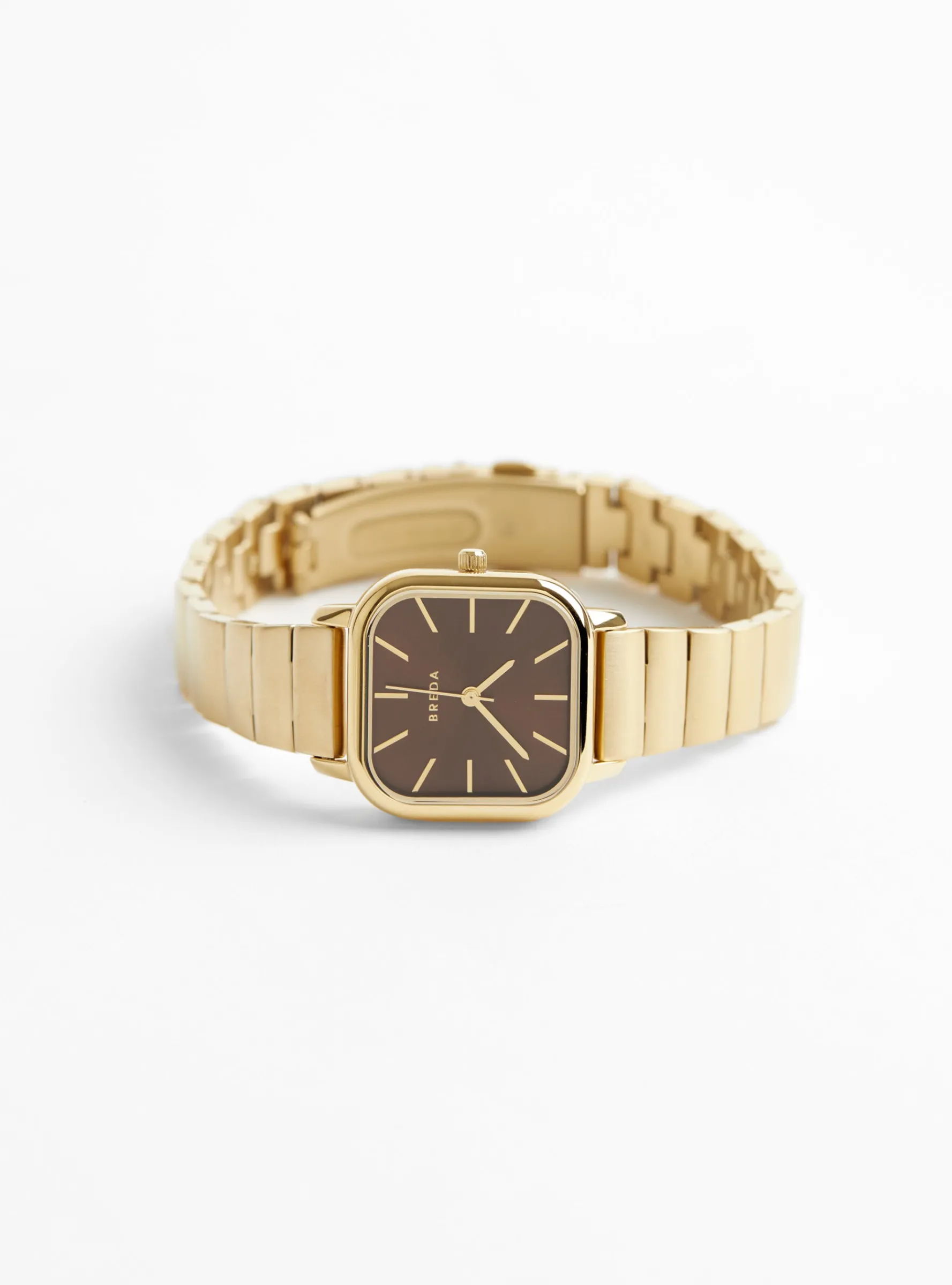 Esther Watch Gold and Brown<BREDA Hot