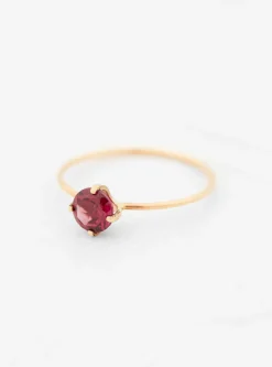 Faceted Stone Garnet 18K Gold Ring<Helena Rohner Clearance