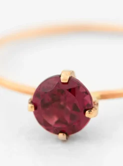 Faceted Stone Garnet 18K Gold Ring<Helena Rohner Clearance