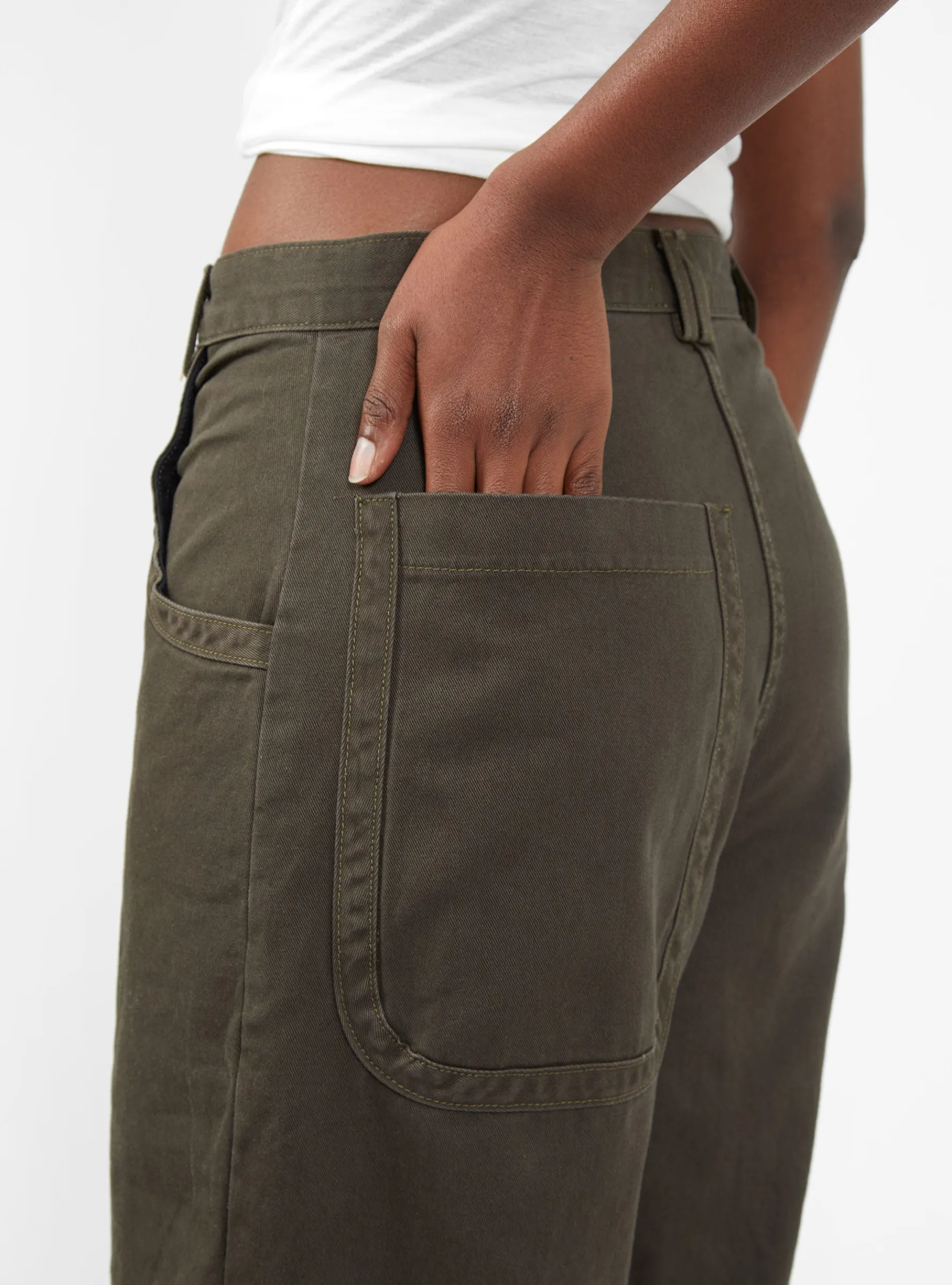 Farris Trousers Dark Olive<Rachel Comey Online