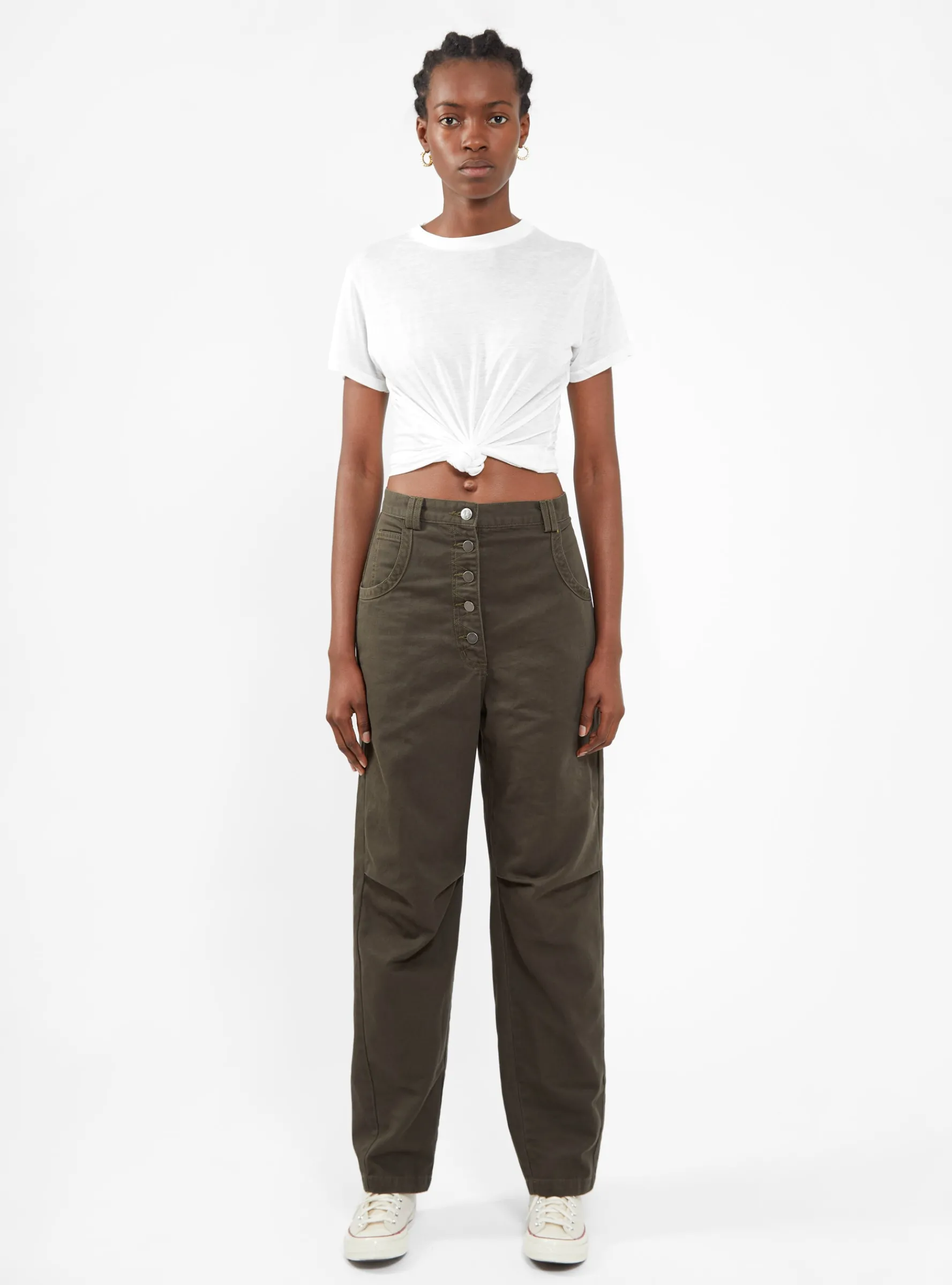 Farris Trousers Dark Olive<Rachel Comey Online