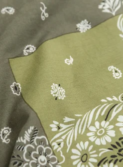 Fastcolour Selvedge Garden Patchwork Bandana Khaki<Kapital Best