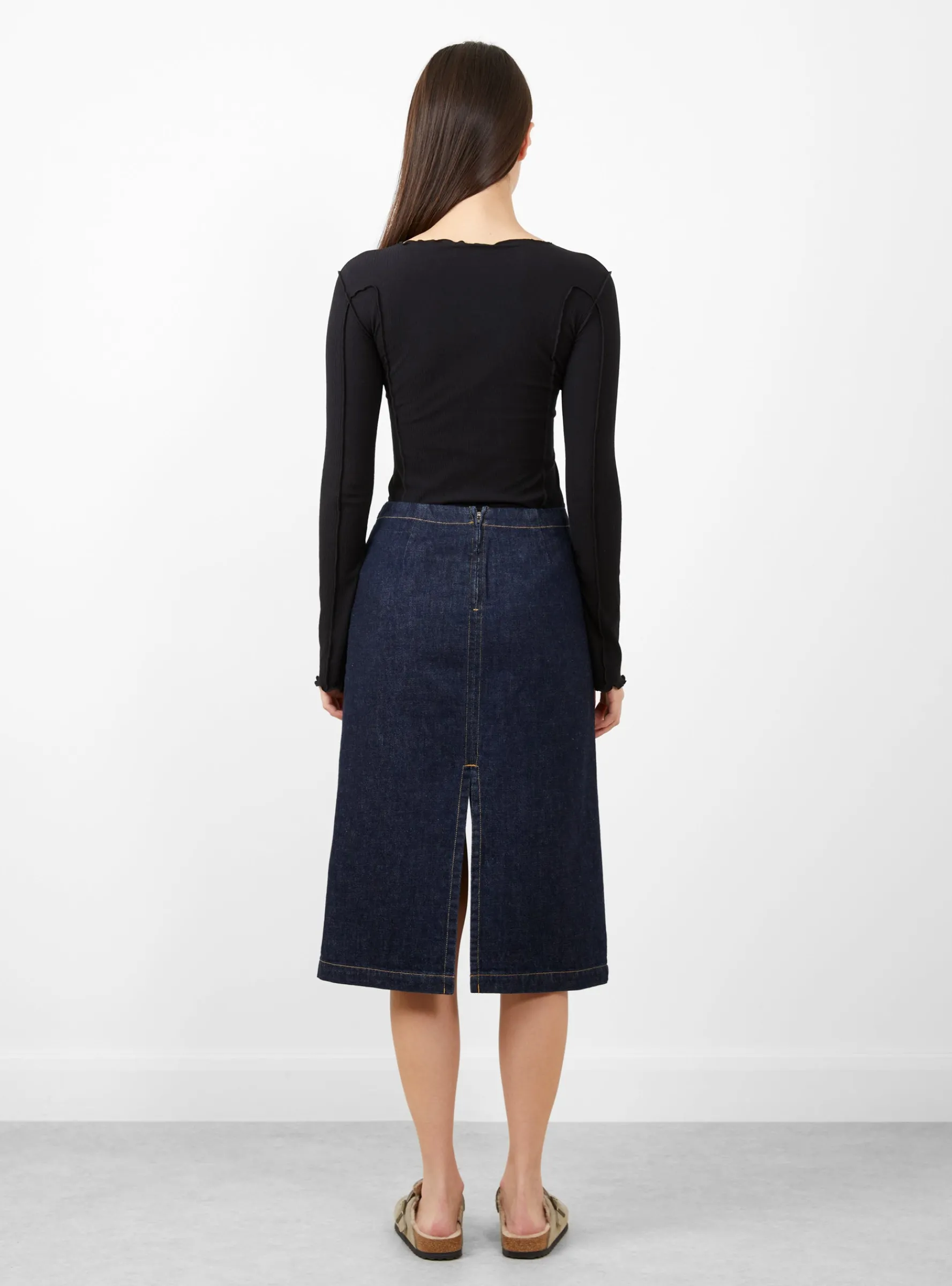 Fessura Skirt Raw Wash<Rachel Comey New
