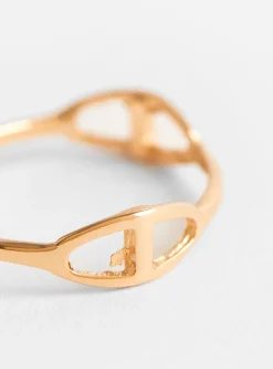 Fine Links Ring Gold Plated Brass<Helena Rohner Discount