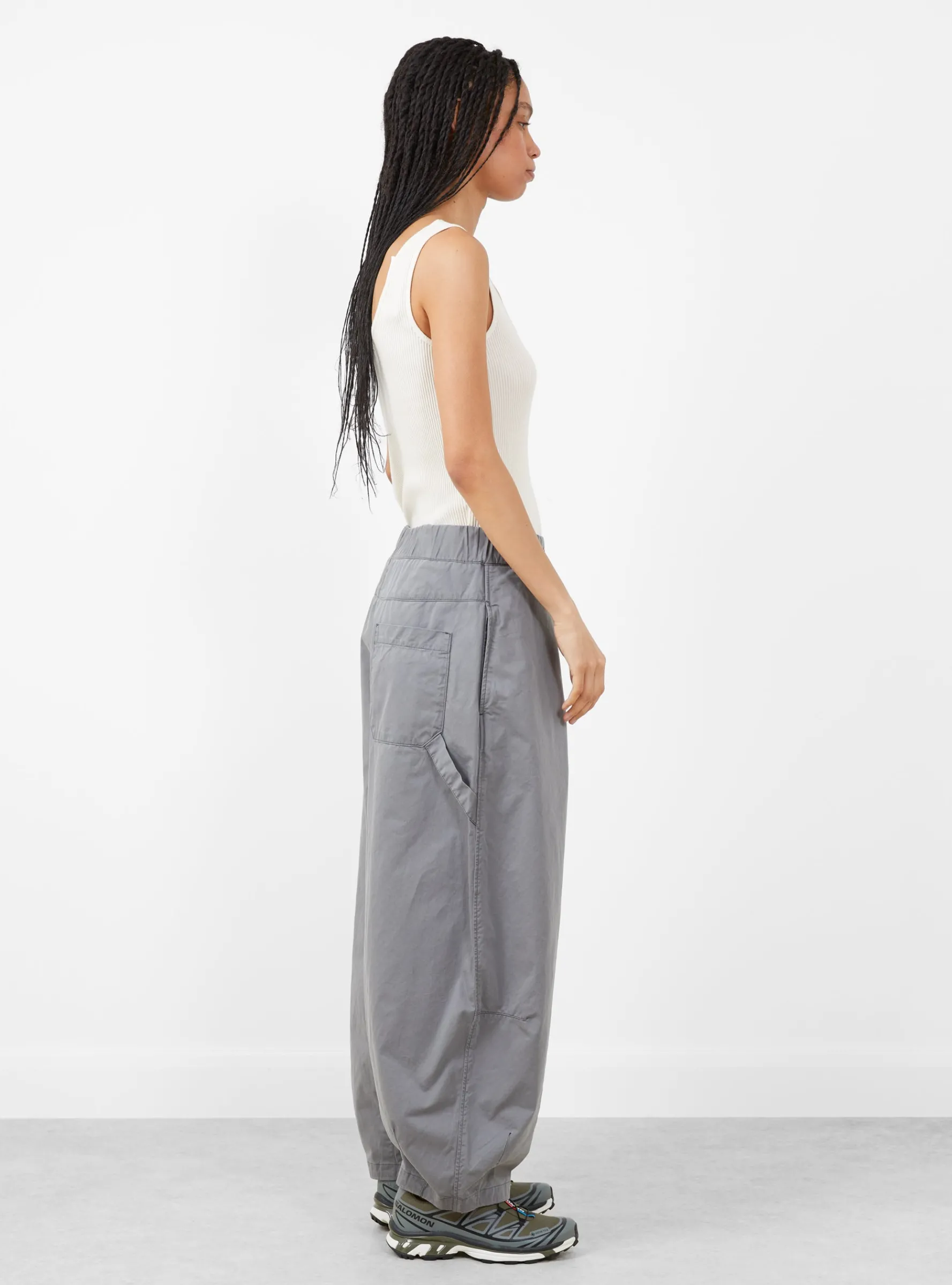 Fine Twill Sultan Pants Asphalt<Girls of Dust Discount