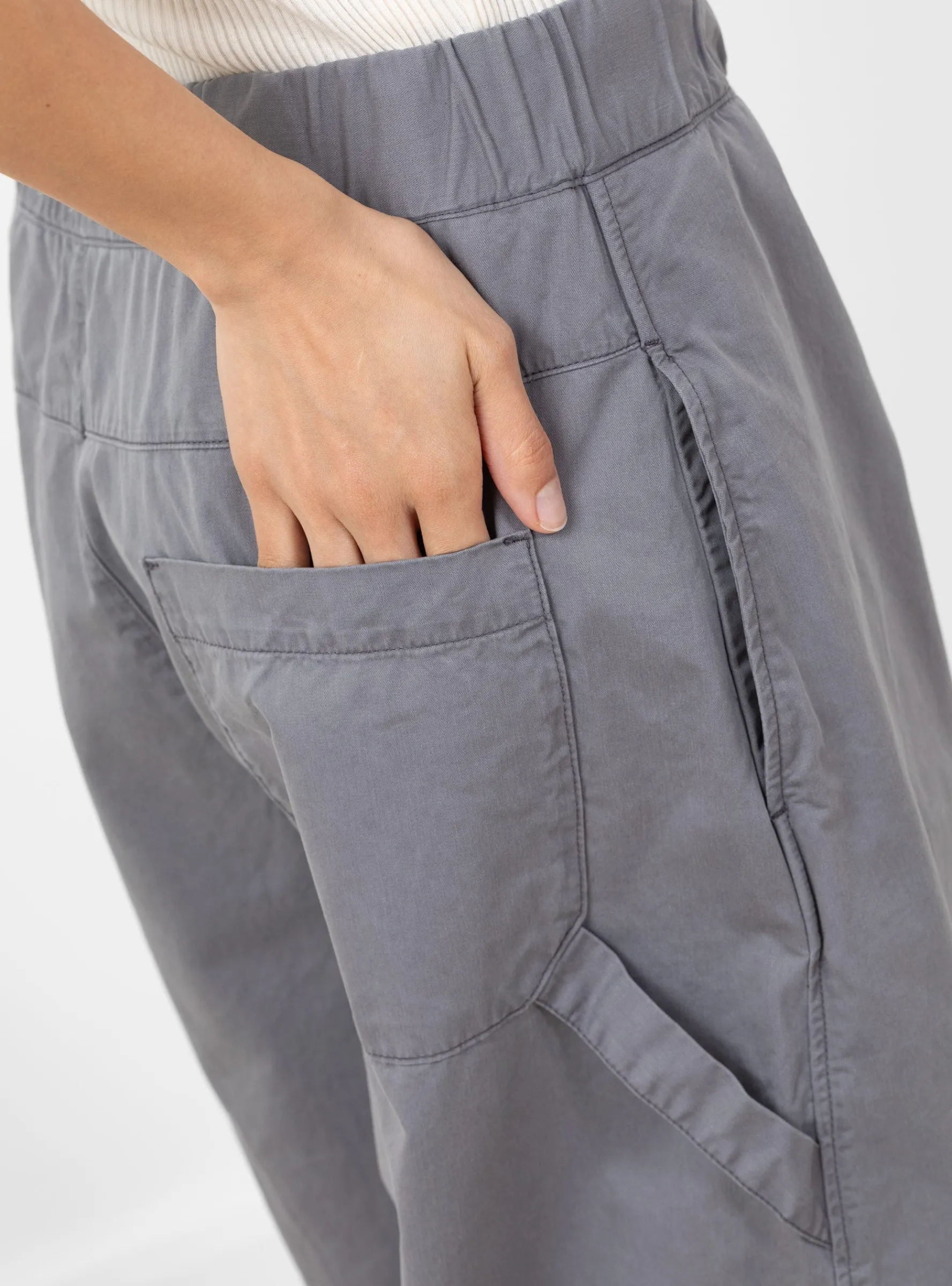 Fine Twill Sultan Pants Asphalt<Girls of Dust Discount