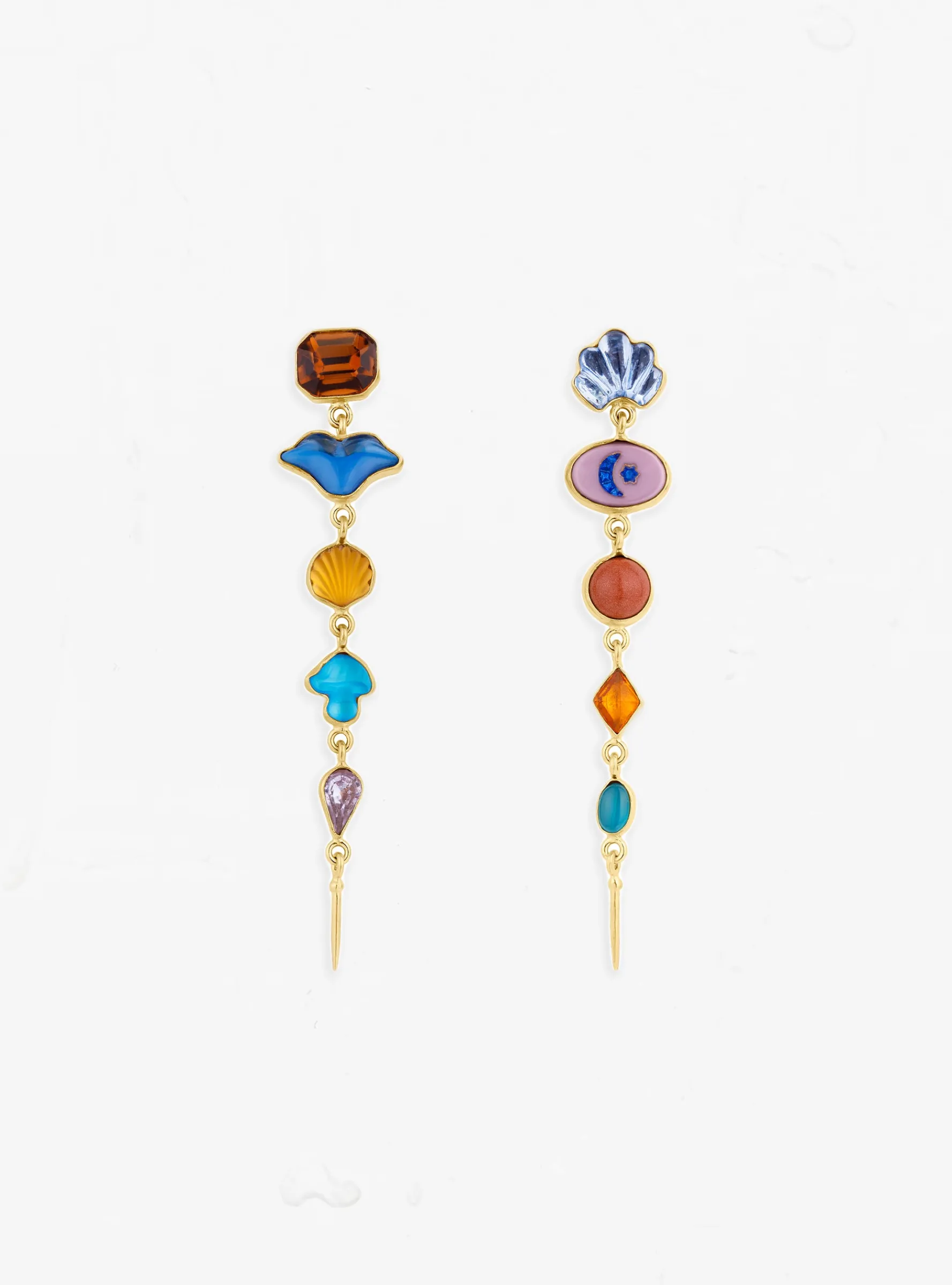 Five Charm Victorian Drop Earrings Multi<Grainne Morton Hot
