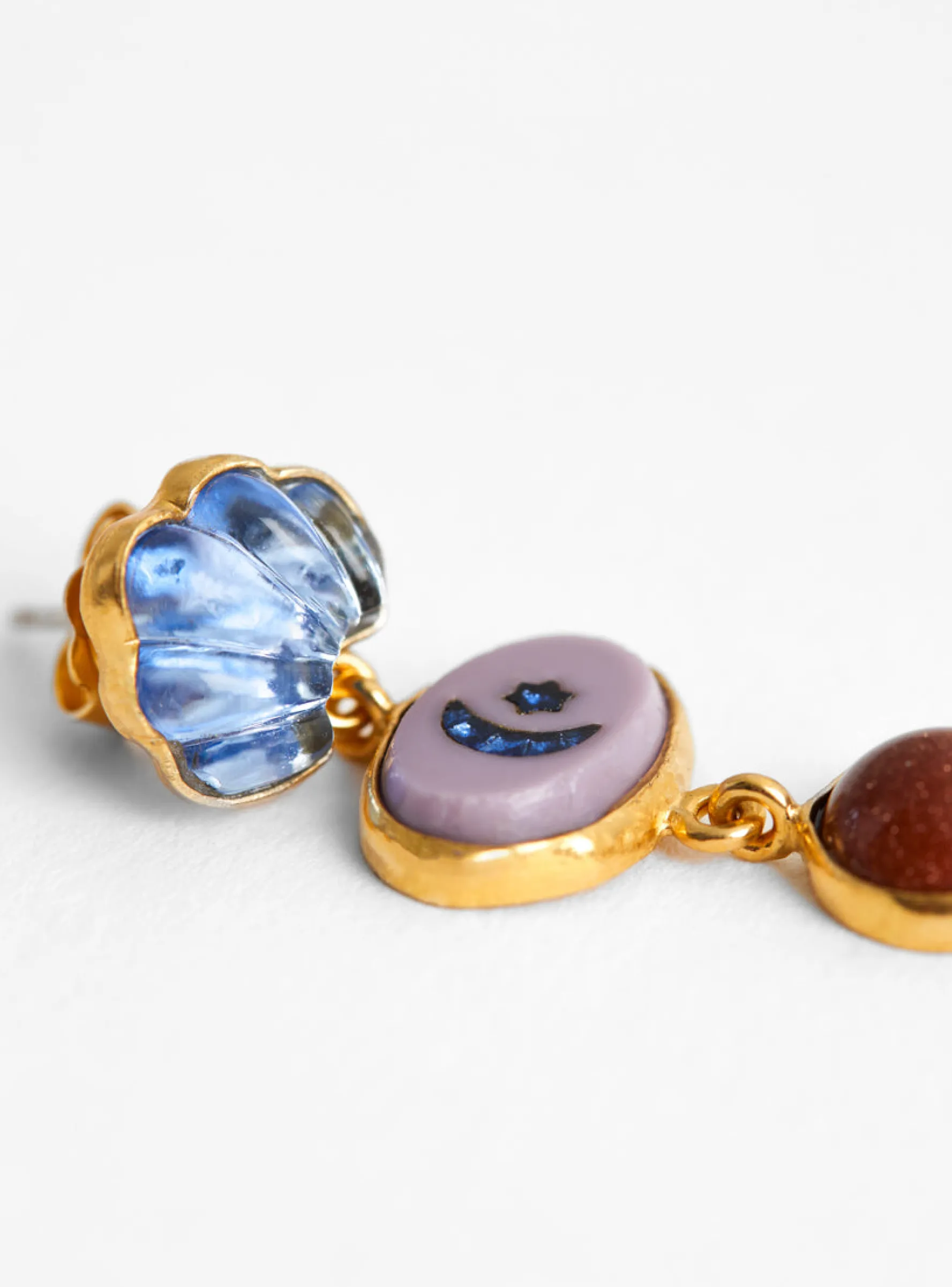 Five Charm Victorian Drop Earrings Multi<Grainne Morton Hot