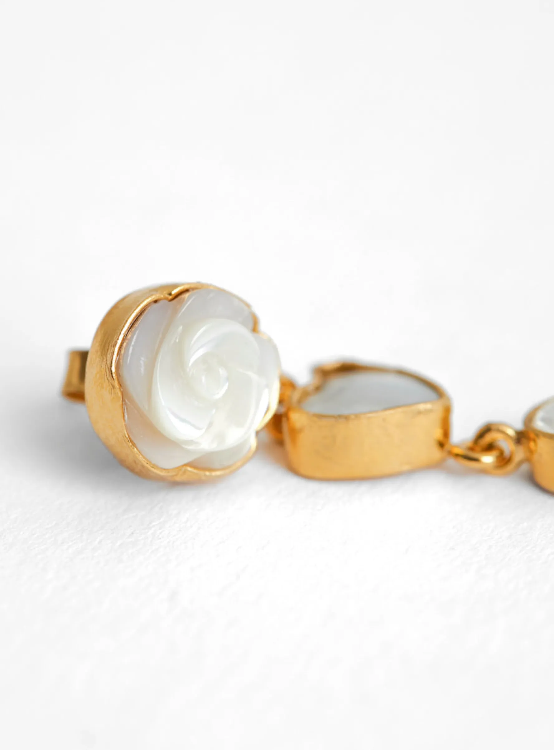 Five Charm With Victorian Drop Earrings White<Grainne Morton Best