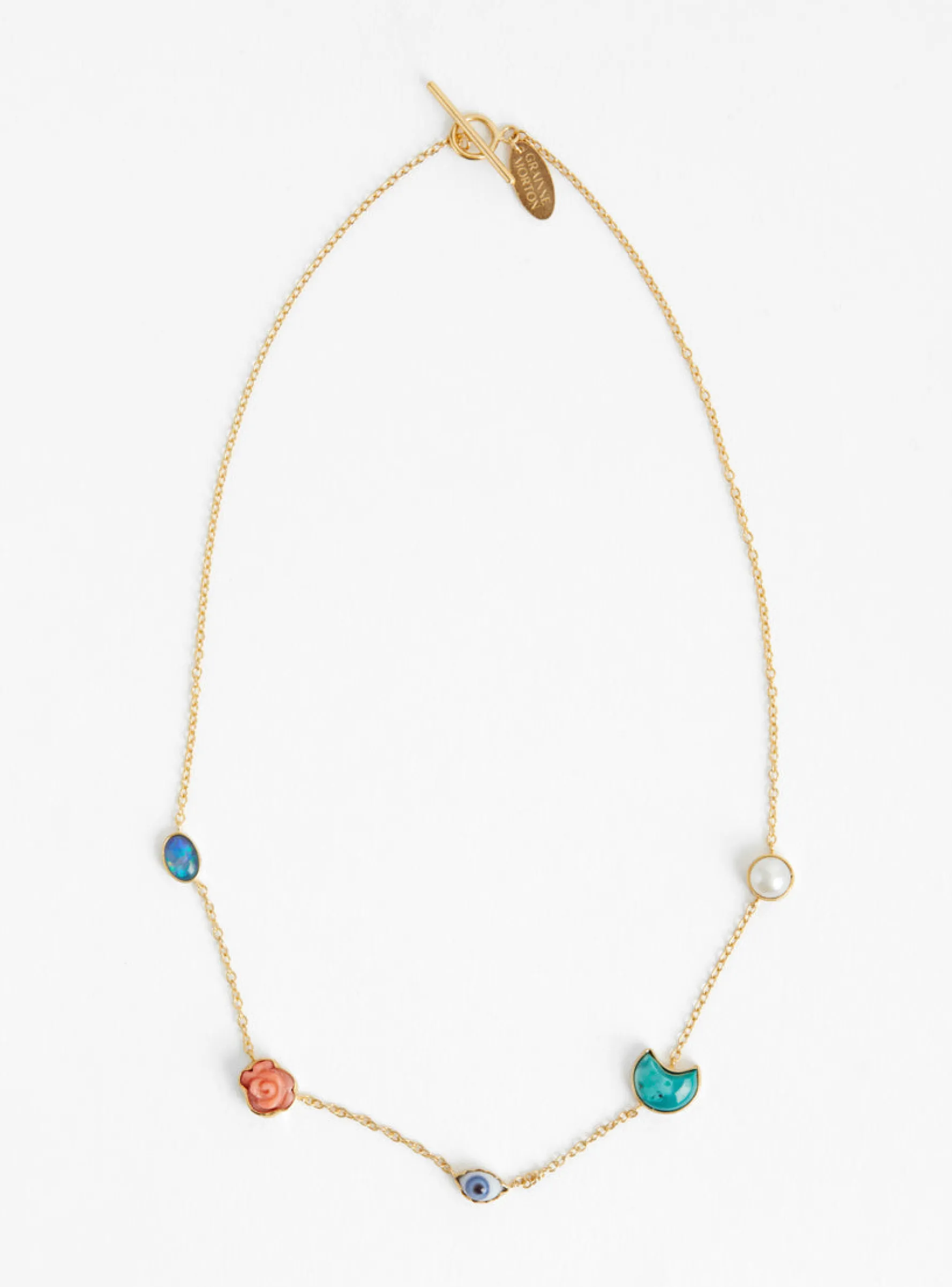 Five Mini Charm Necklace Multi<Grainne Morton Outlet