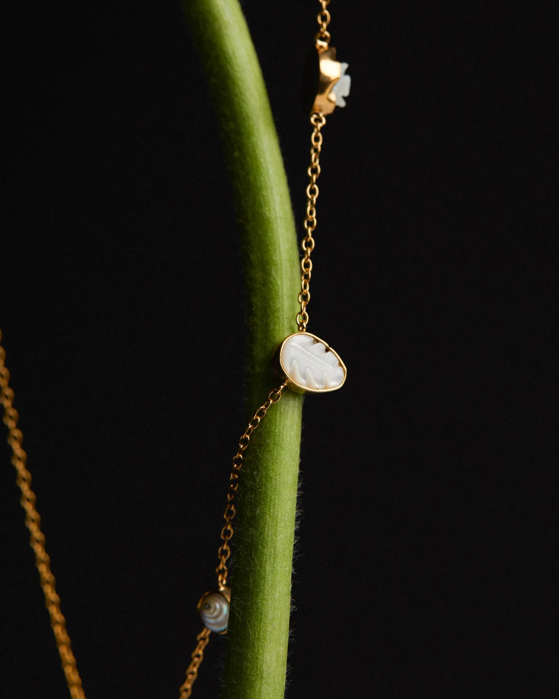 Five Mini Charm Necklace White<Grainne Morton New
