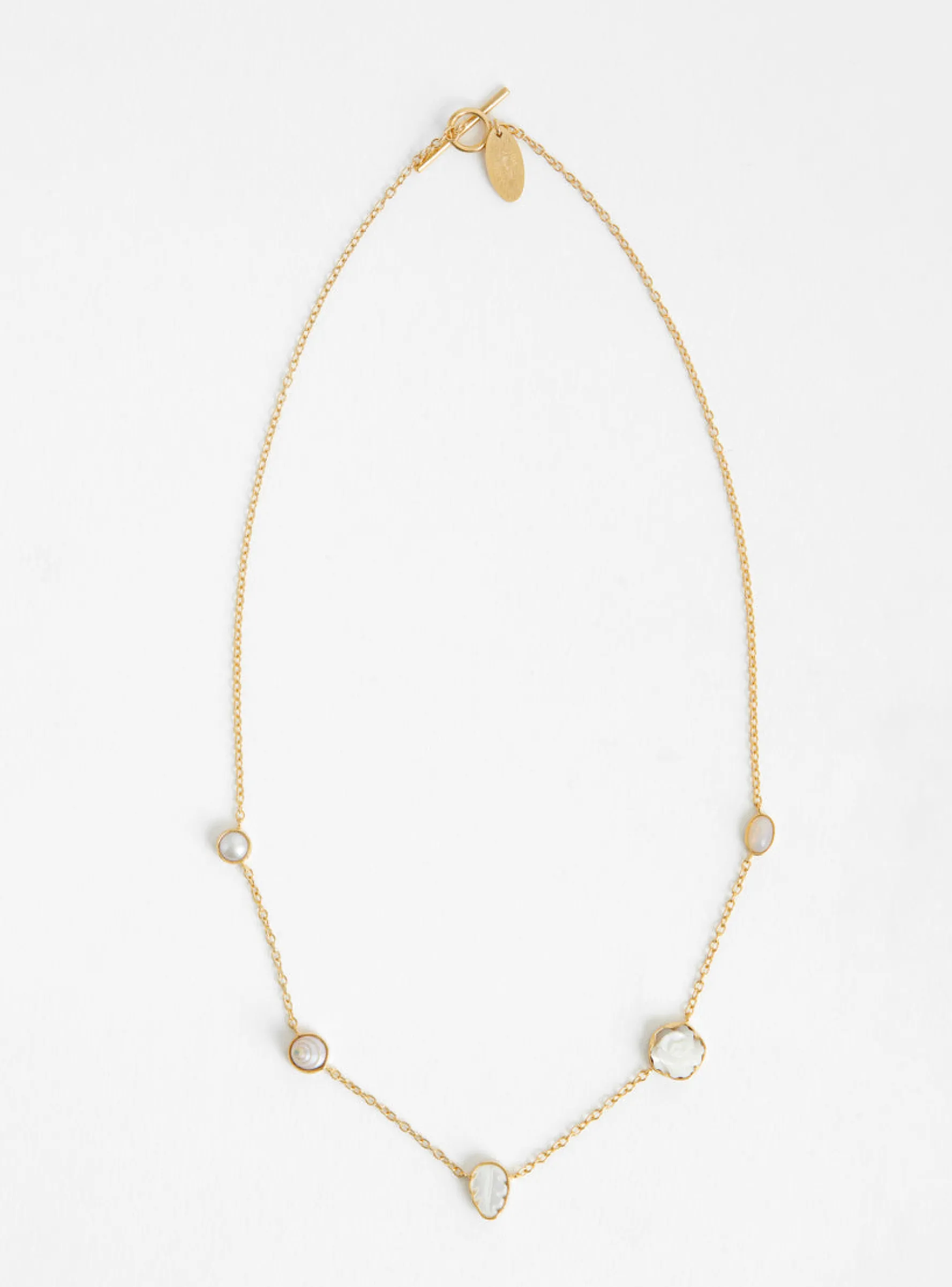 Five Mini Charm Necklace White<Grainne Morton New