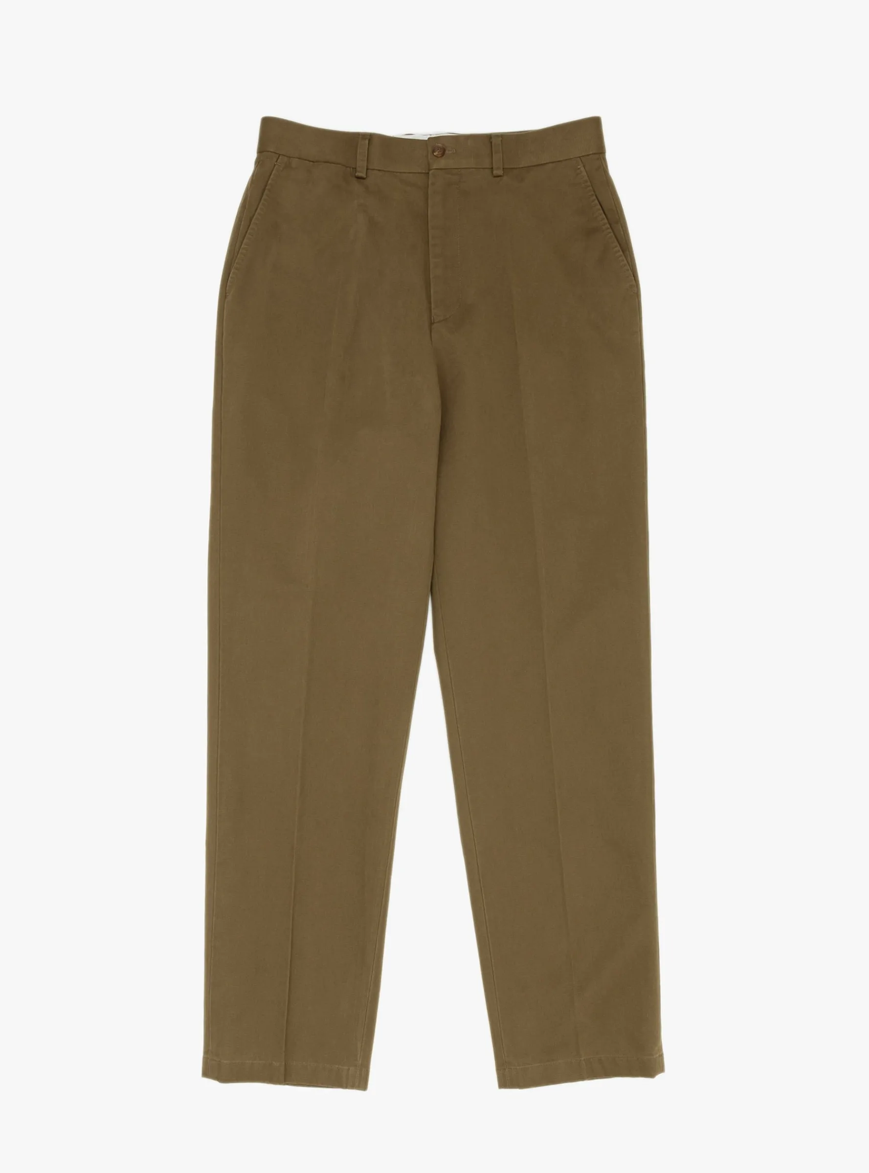 Flat Front Trouser Wood<Carter Young Discount