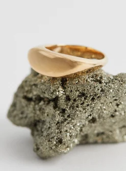 Flat Oval Ring Gold Plated<Helena Rohner Outlet