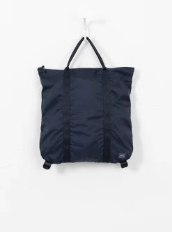 FLEX 2Way Tote Bag Navy<Porter Yoshida & Co. Clearance