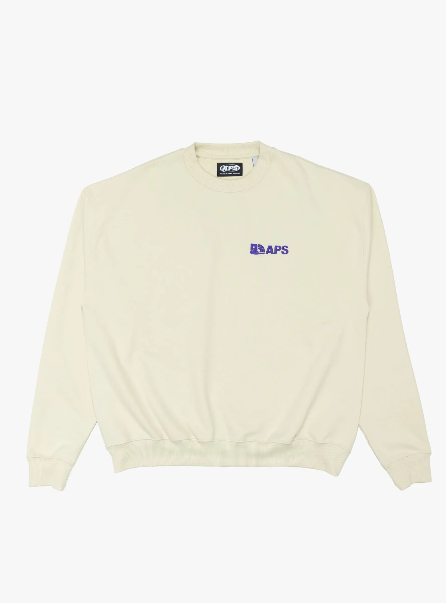 Floppy Disk Logo Crewneck Antique White<Arnold Park Studios Best