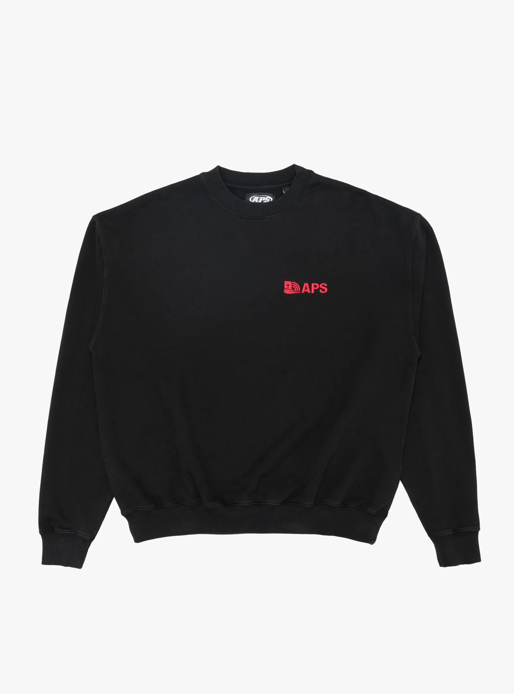 Floppy Disk Logo Crewneck Faded Black<Arnold Park Studios Discount
