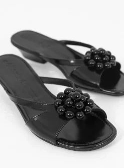 Flora Slip On Sandal Black<About Arianne Clearance