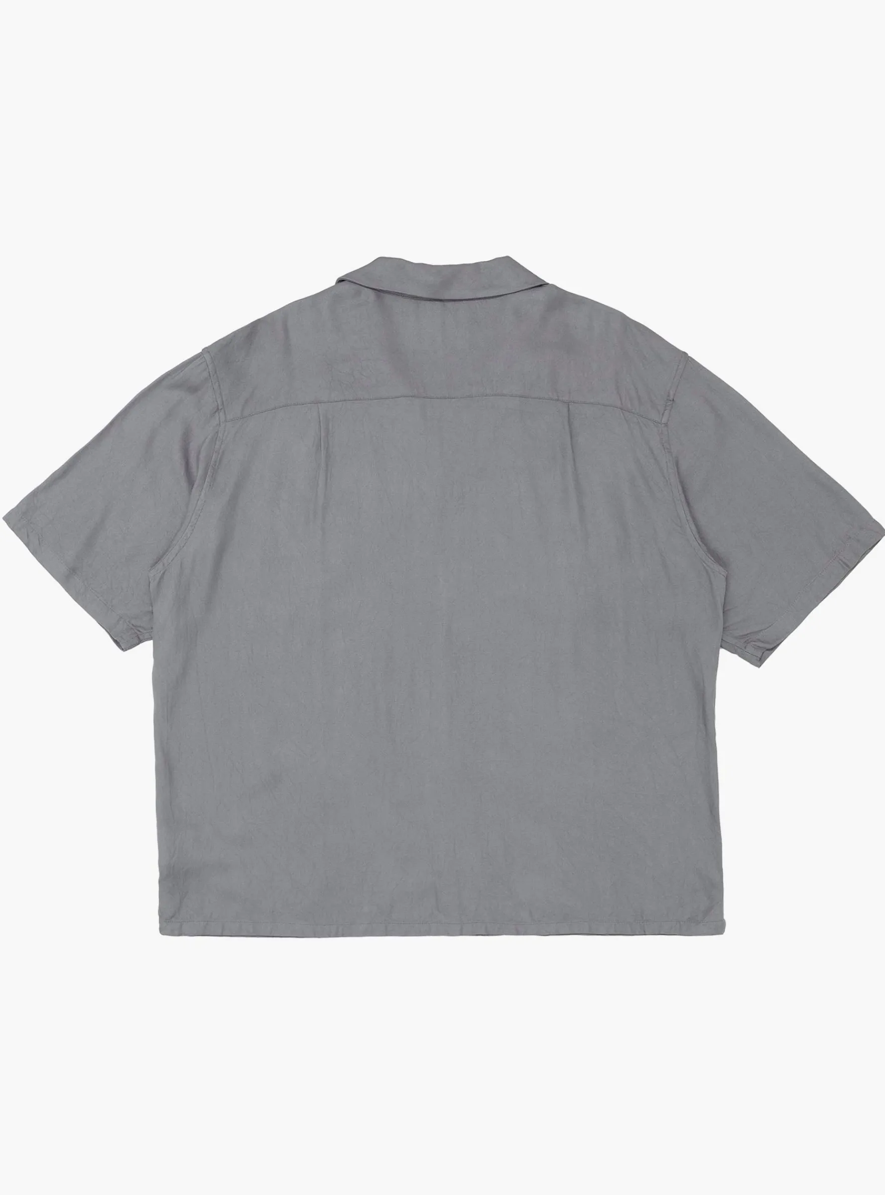 Flower Hand Embroidery Shirt Gray<NOMARHYTHM TEXTILE Outlet