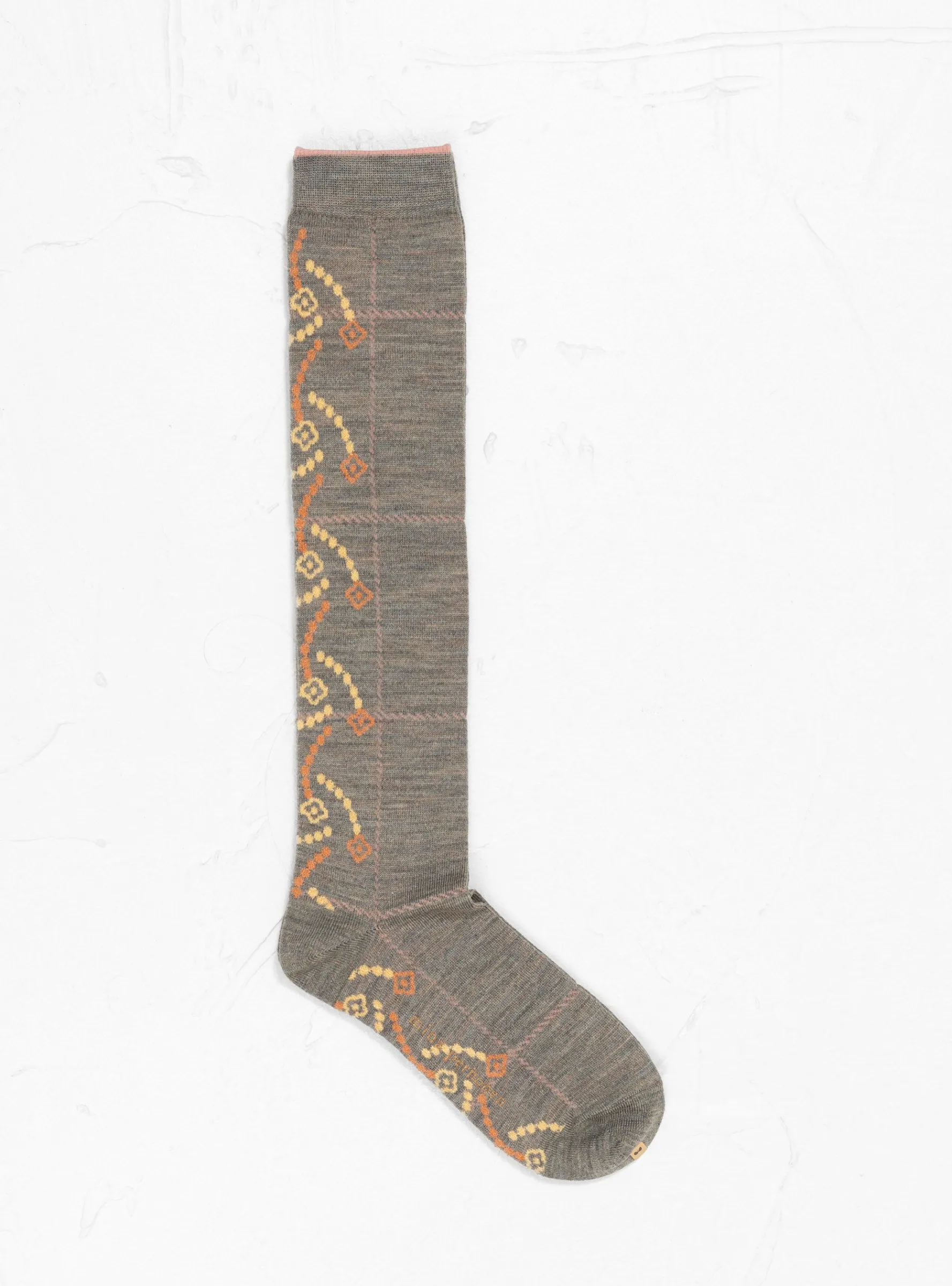 Flower Leap Socks Grey<Minä Perhonen Hot