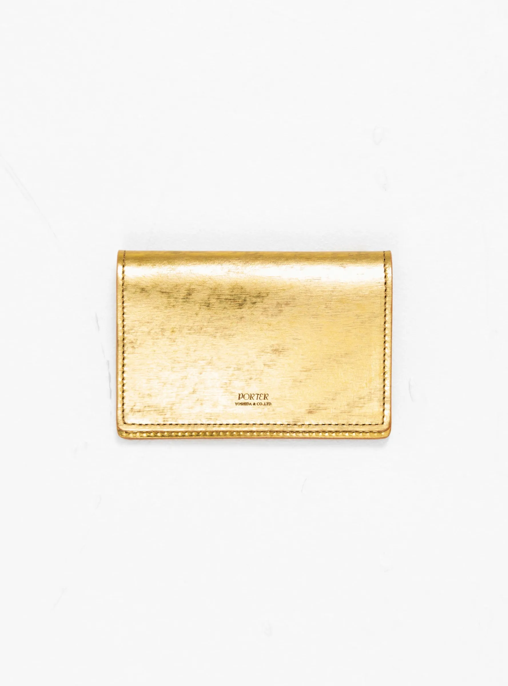 Foil Card Case Gold<Porter Yoshida & Co. New