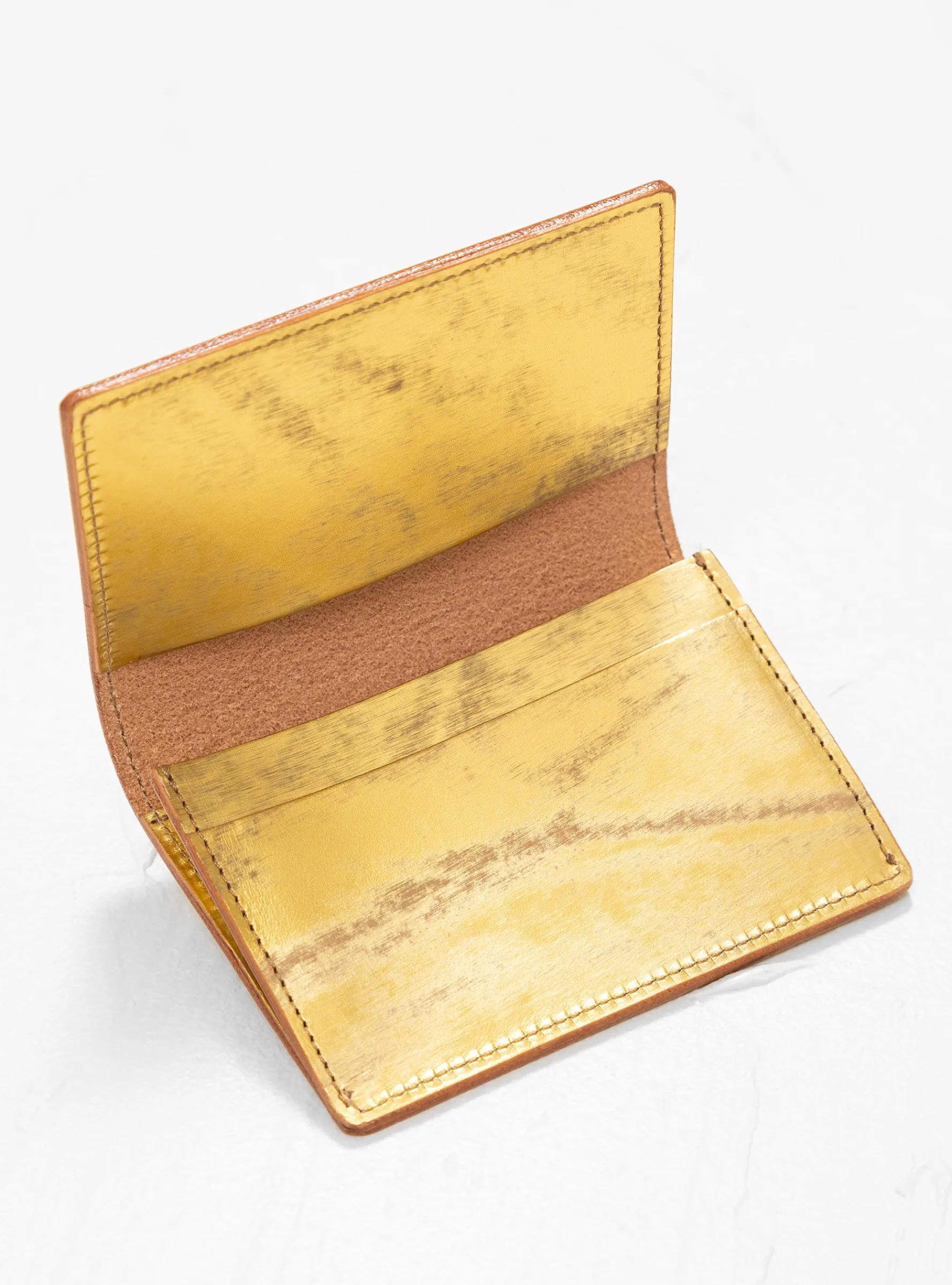 Foil Card Case Gold<Porter Yoshida & Co. New