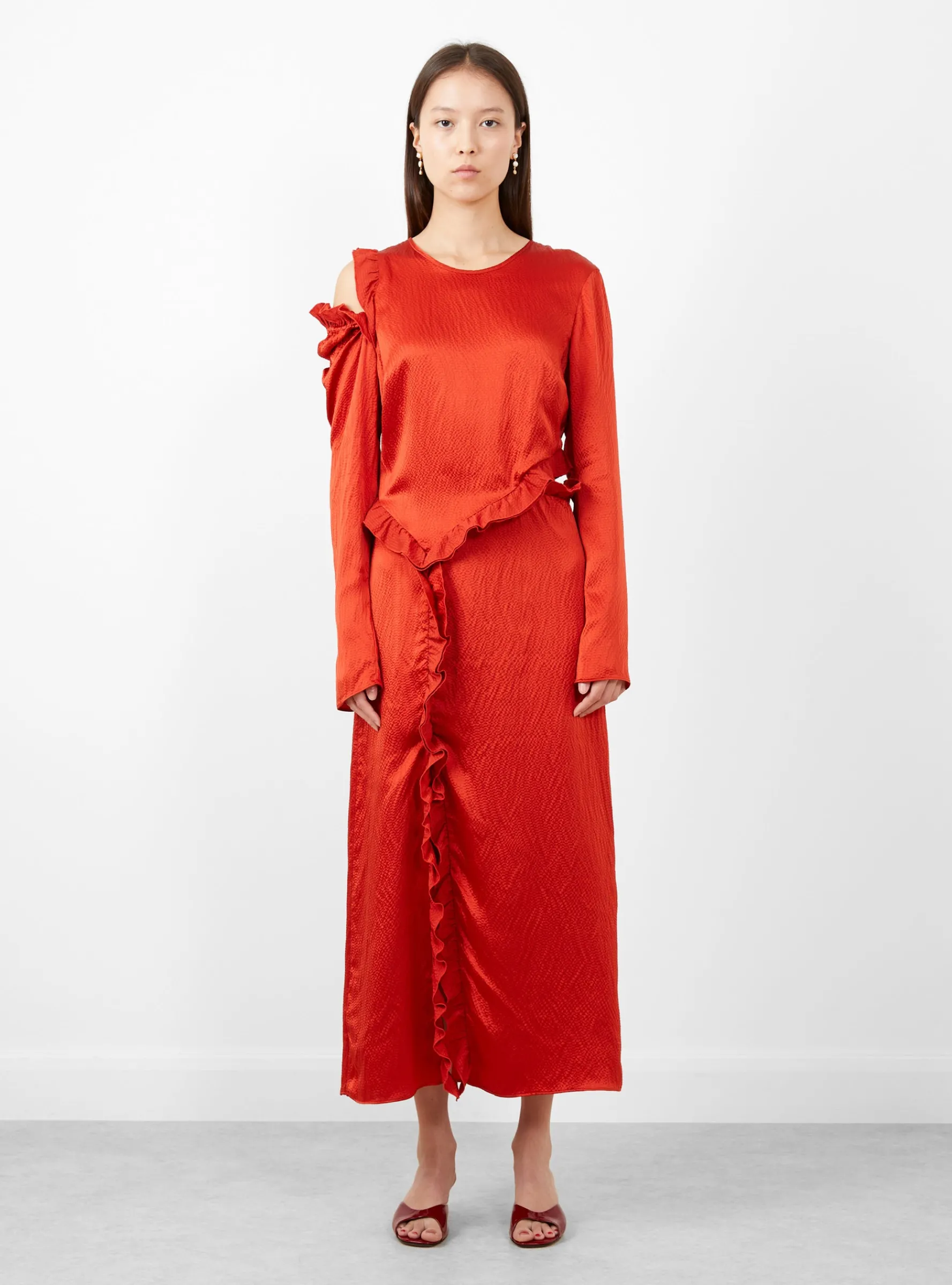 Fontes Dress Tomato<Rachel Comey Best