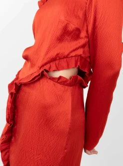 Fontes Dress Tomato<Rachel Comey Best