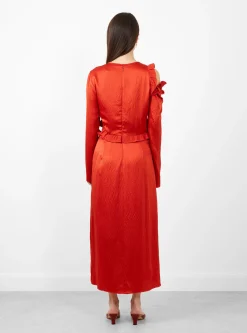 Fontes Dress Tomato<Rachel Comey Best