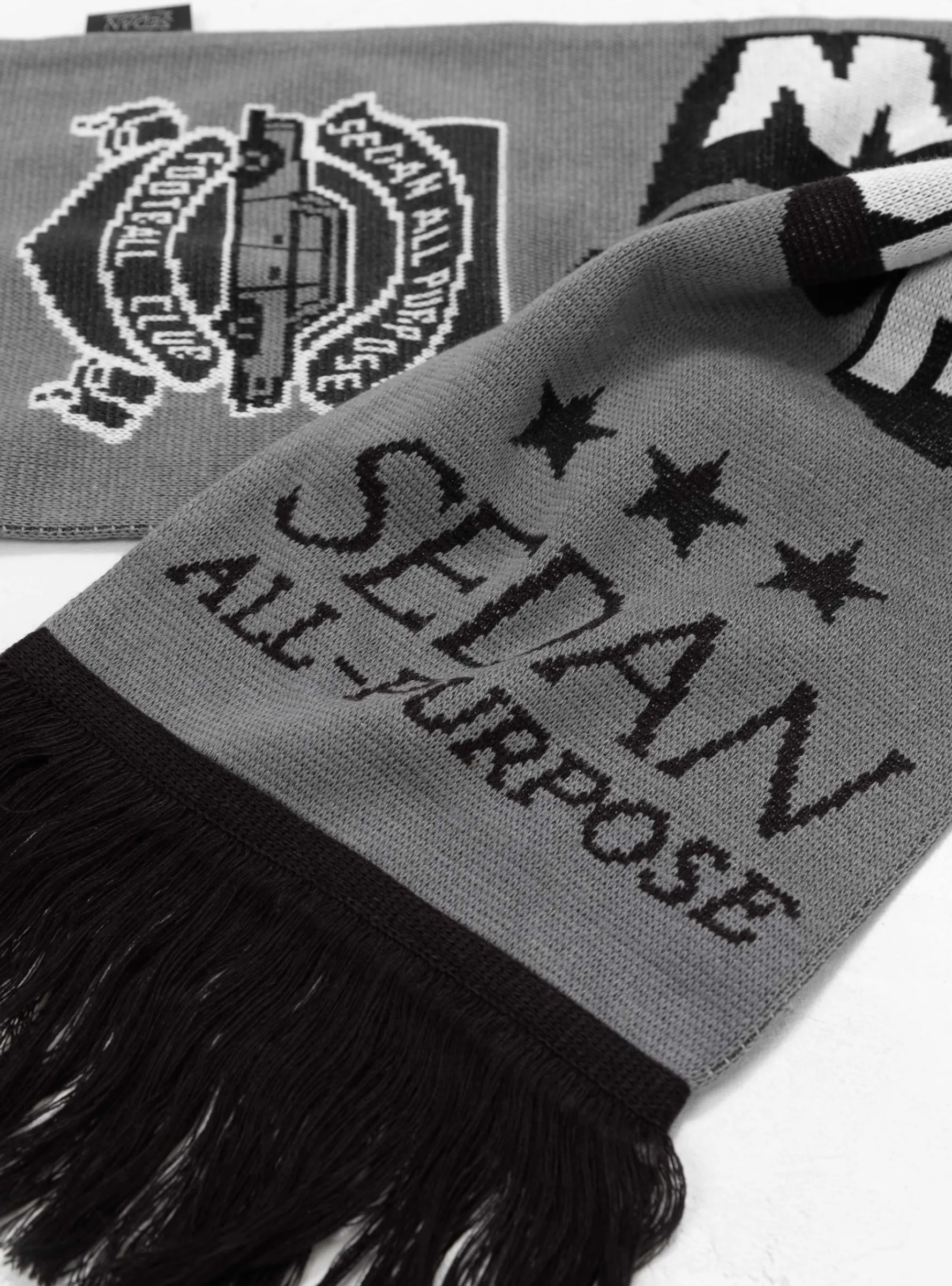 Football Scarf Grey<Sedan All-Purpose Fashion