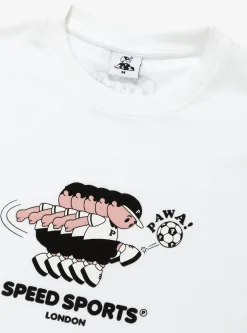 Footie Boy T-Shirt White<Pawa Speed Sports Fashion