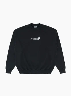 Foundation Logo Sweatshirt Faded Black<Arnold Park Studios Online