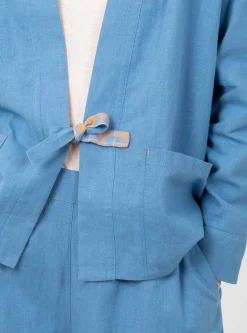 Frankie Jacket Blue<Sideline Clearance